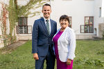 Bildungslandesrat Stefan Hermann und Landeshauptmann-Stv. Manuela Khom. © Land Steiermark/Binder; bei Quellenangabe honorarfrei
