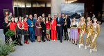 Landeshauptmann Mario Kunasek und Verteidigungsministerin Klaudia Tanner eröffneten gemeinsam mit zahlreichen Künstlern und Partnern das Militärmusikfestival 2026. © Land Steiermark/Jesse Streibl; Verwendung bei Quellenangabe honorarfrei