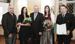 Martin Behr, Anita Fuchs, LH-Vize Schützenhöfer, Susanne Ruprechter und Manuel Zettl (beide Landjugend Stallhofen) (v.l.)