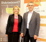 Landes-Gleichbehandlunsbeauftragte Sabine Schulze-Bauer und Behindertenanwalt Siegfried Suppan waren Gastgeber der Konferenz in Graz