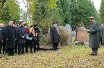 Auch am jüdischen Friedhof wurde der vielen Opfer gedacht. 