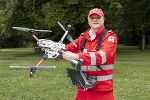 Drohnenpilot Otto Passesreiter und die Rot-Kreuz-Drohnenteams unterstützen im Fall des Ausbruchs der Afrikanischen Schweinepest.