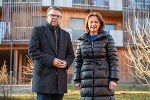 Klubobmann Hannes Schwarz und Landesrätin Simone Schmiedtbauer © Land Steiermark/Peter Drechsler; Verwendung bei Quellenangabe honorarfrei