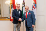 LH Mario Kunasek begrüßte den kroatischen Botschafter Daniel Glunčić in der Grazer Burg.