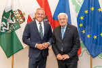 Landeshauptmann Mario Kunasek (l.) und Václav Klaus © Land Steiermark/ Binder Landeshauptmann Mario Kunasek (l.) und Václav Klaus © Land Steiermark/ Binder